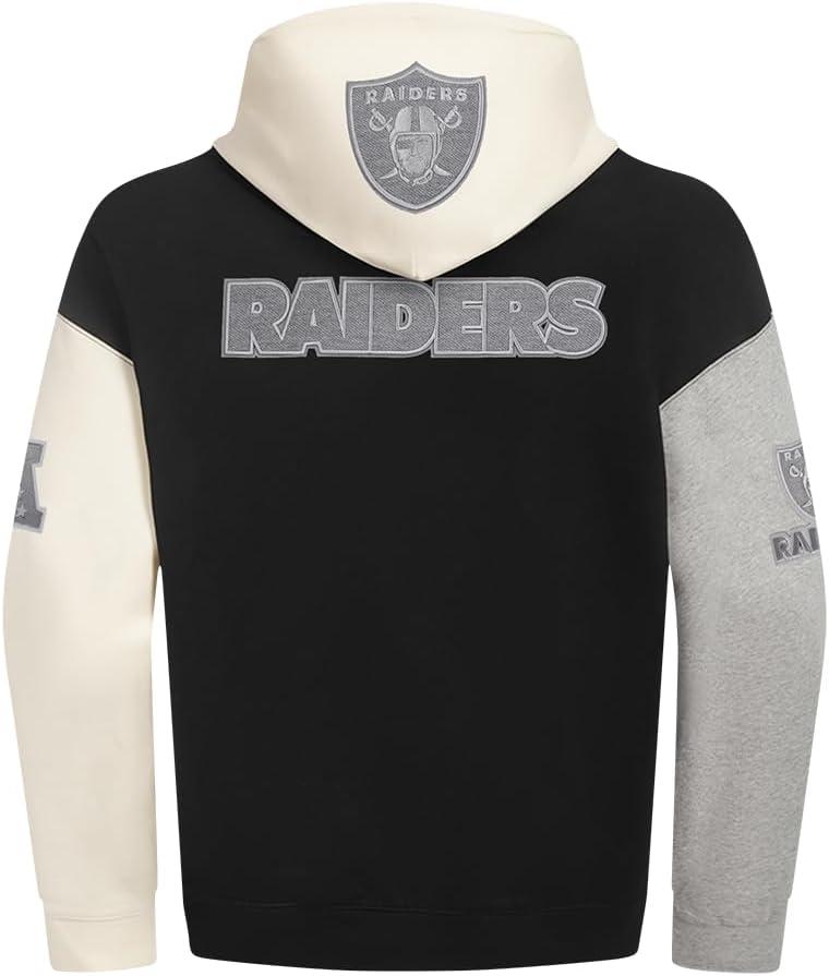 imagePro Standard Mens NFL Reverse French Terry Fleece Pull Over HoodieBlack