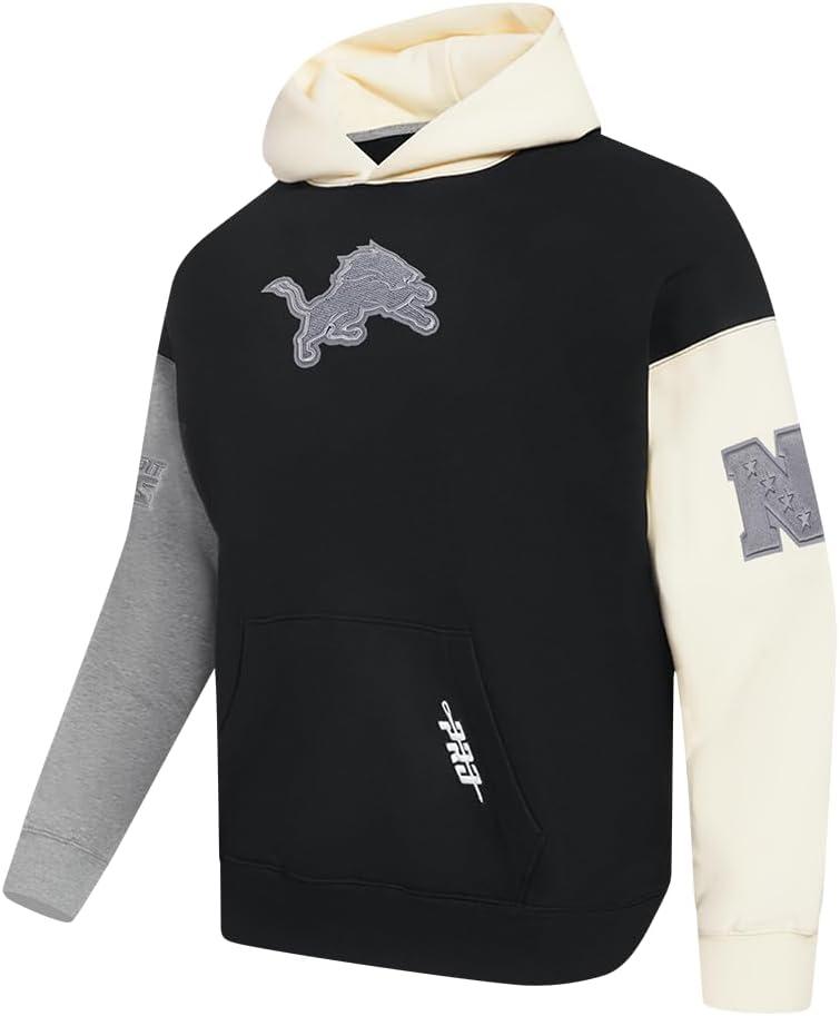 imagePro Standard Mens NFL Reverse French Terry Fleece Pull Over HoodieBlack