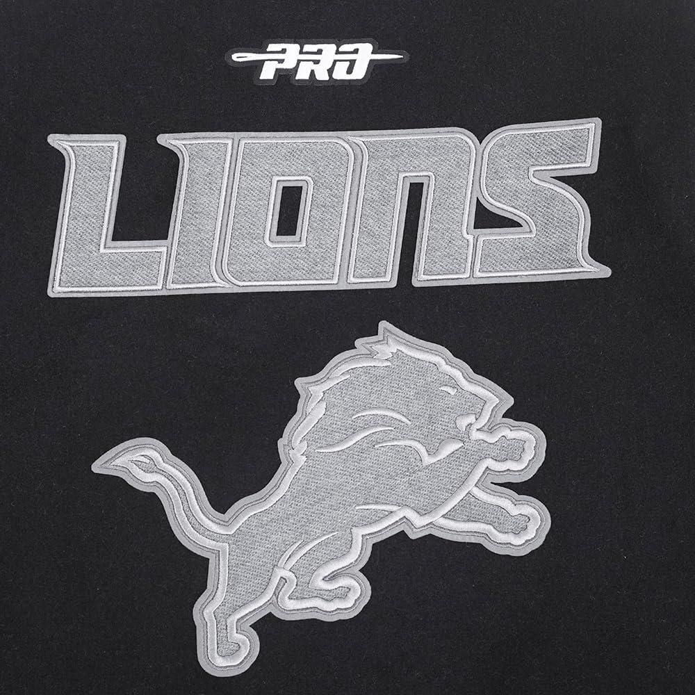 imagePro Standard Mens NFL Reverse French Terry Wool Varsity JacketBlack