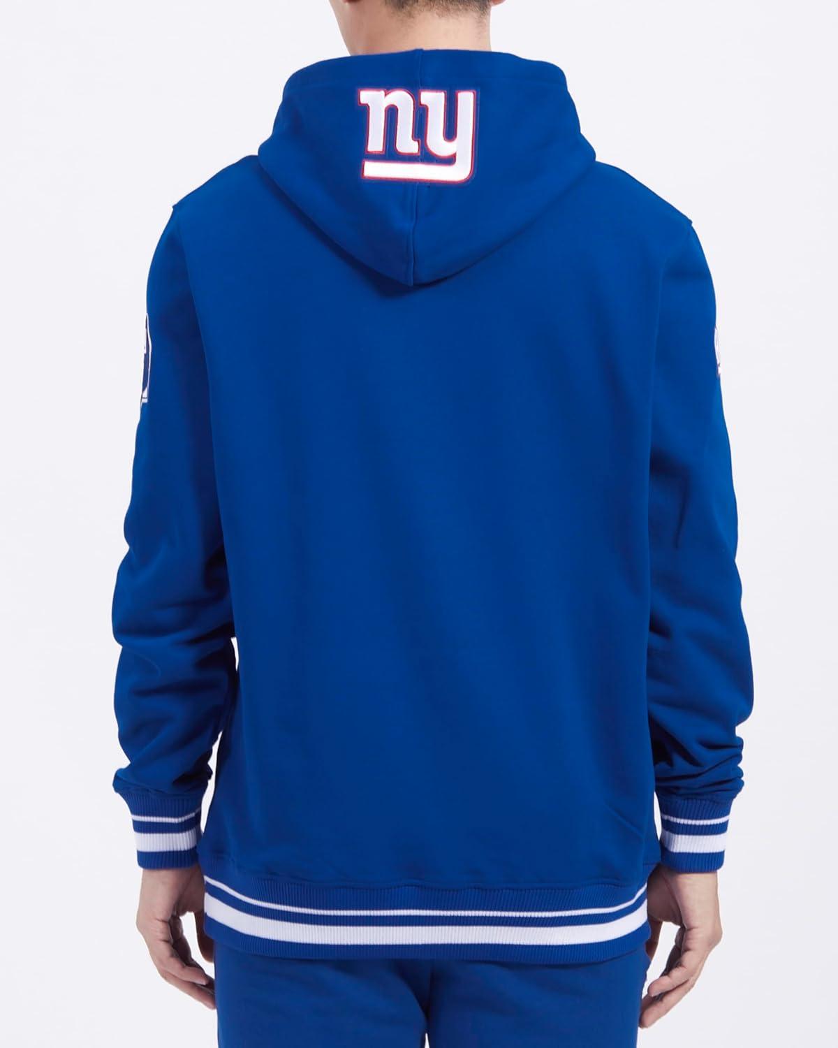 imagePro Standard Mens NFL Script Tail Brushed Back French Terry Pull Over HoodieBlue