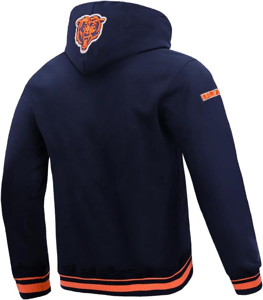 imagePro Standard Mens NFL Script Tail Brushed Back French Terry Pull Over HoodieBlue