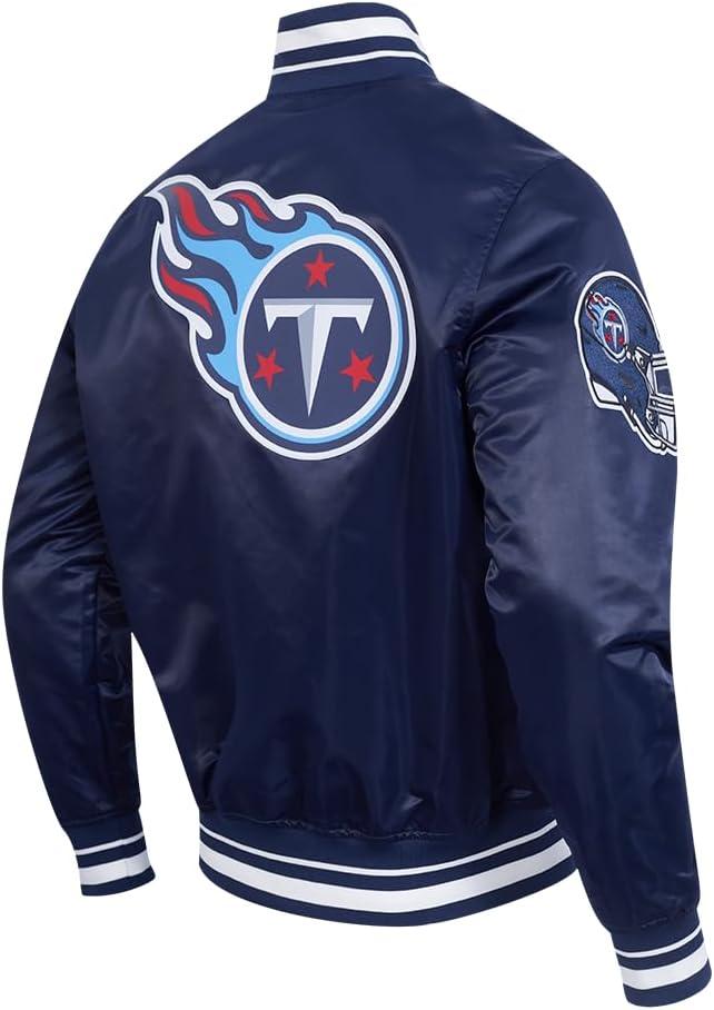 imagePro Standard Mens NFL Script Tail Satin JacketBlue