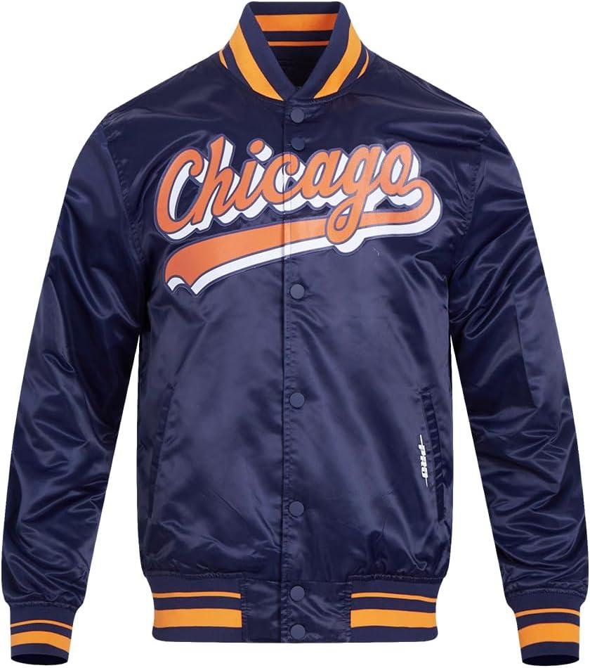 imagePro Standard Mens NFL Script Tail Satin JacketBlue