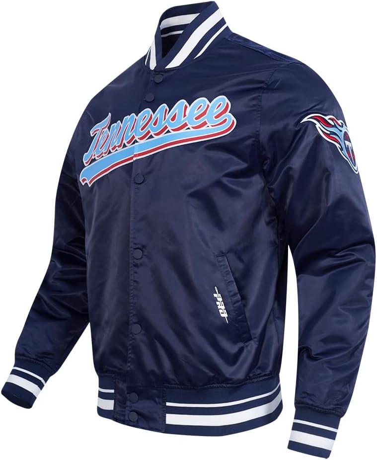 imagePro Standard Mens NFL Script Tail Satin JacketBlue