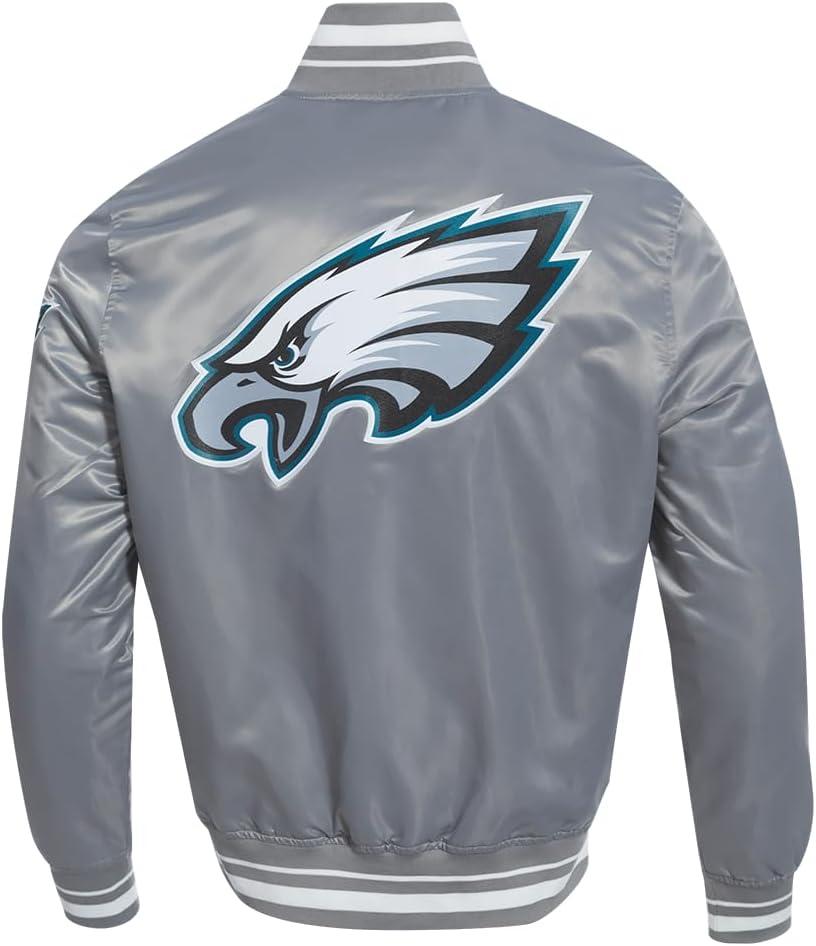 imagePro Standard Mens NFL Script Tail Satin JacketGrey