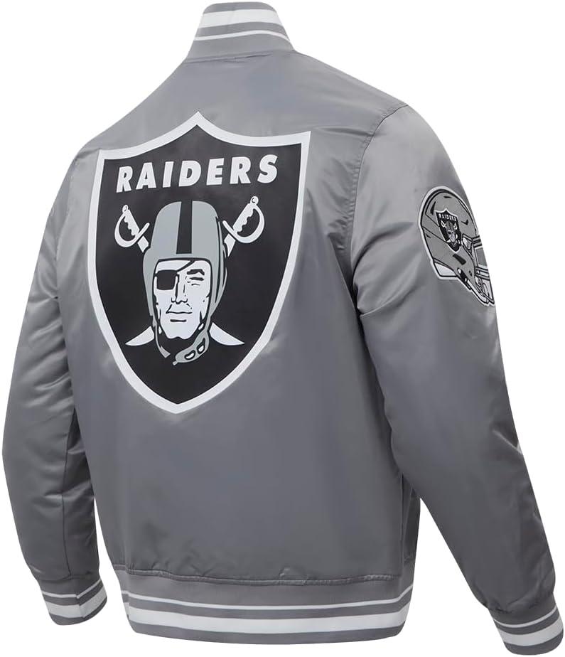 imagePro Standard Mens NFL Script Tail Satin JacketGrey