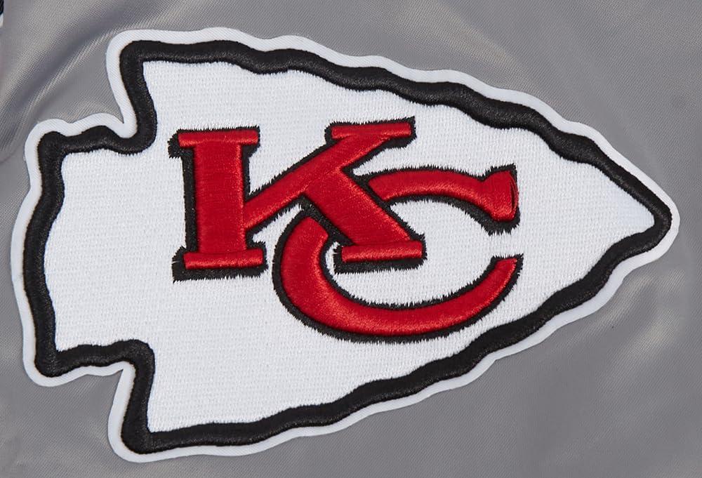 imagePro Standard Mens NFL Script Tail Satin JacketGrey
