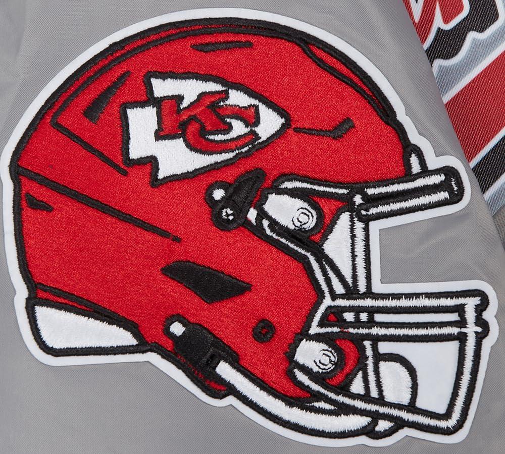 imagePro Standard Mens NFL Script Tail Satin JacketGrey