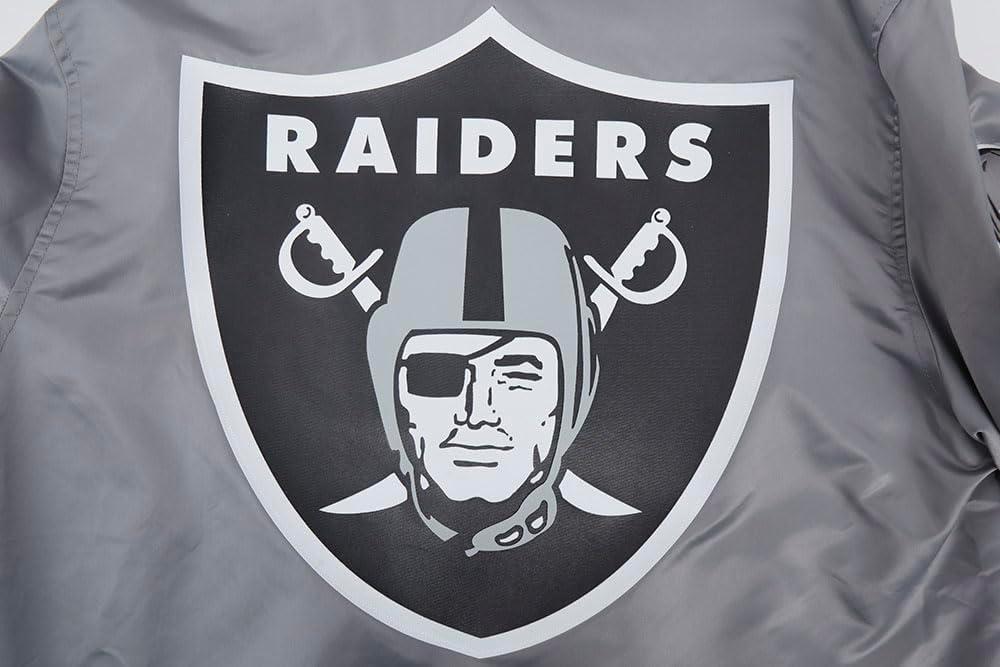 imagePro Standard Mens NFL Script Tail Satin JacketGrey