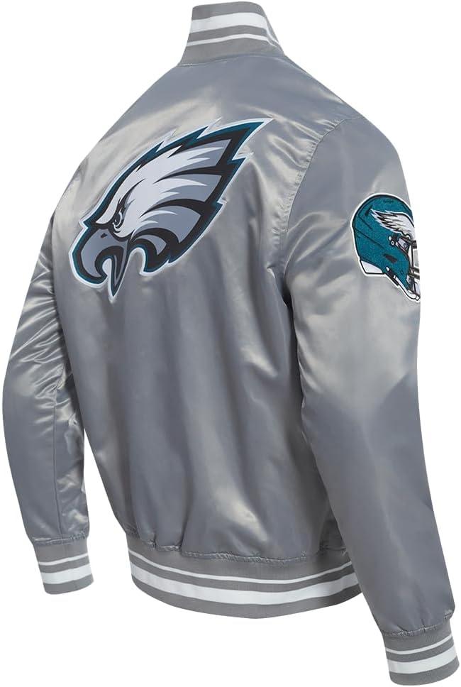 imagePro Standard Mens NFL Script Tail Satin JacketGrey