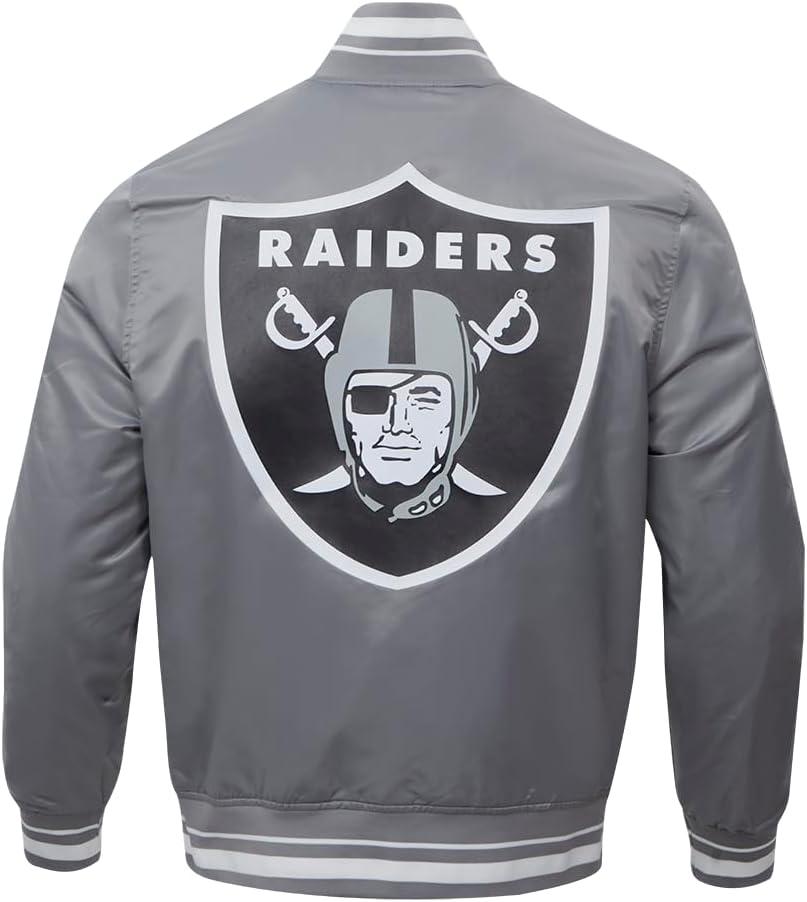 imagePro Standard Mens NFL Script Tail Satin JacketGrey