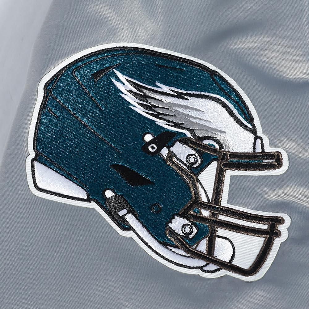 imagePro Standard Mens NFL Script Tail Satin JacketGrey