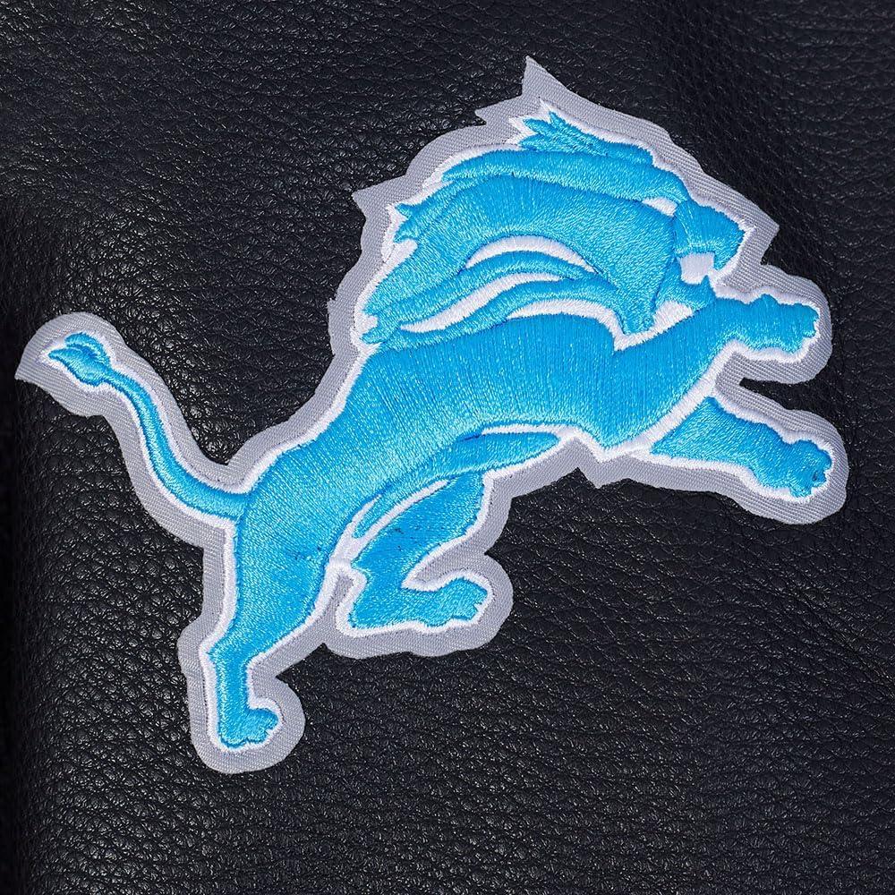 imagePro Standard Mens NFL Team Badge Varsity JacketDETROIT LIONS