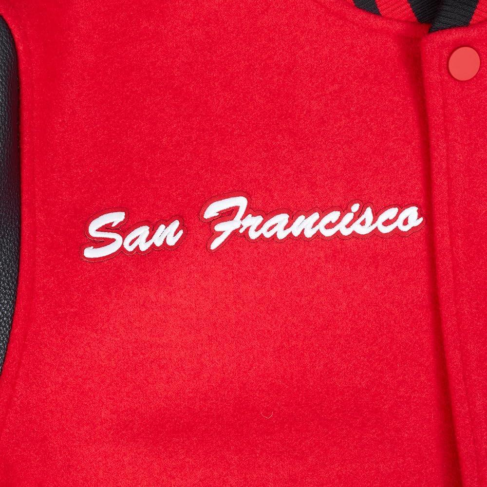 imagePro Standard Mens NFL Team Badge Varsity JacketSAN FRANCISCO 49ERS