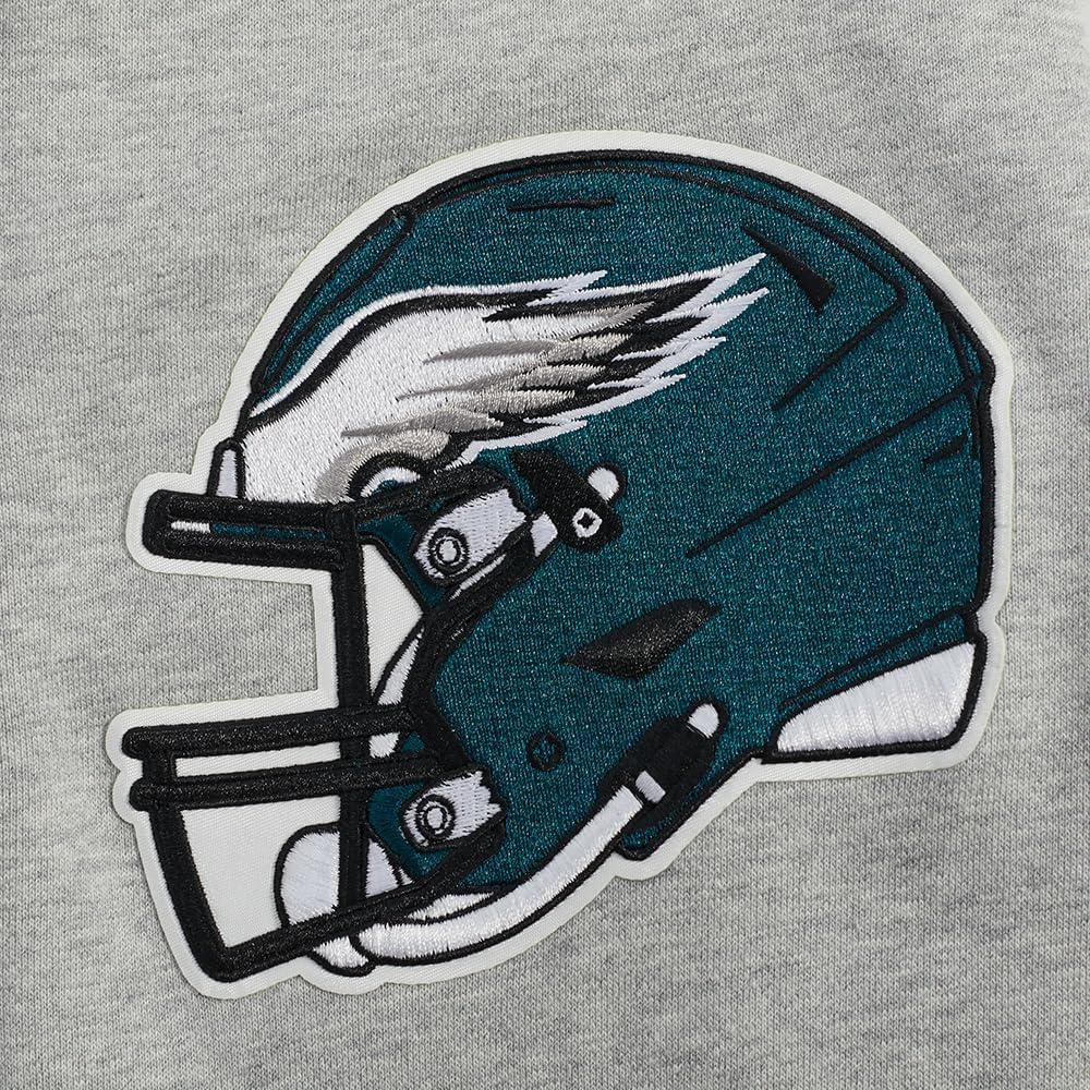 imagePro Standard Mens NFL Team Pennants Brushed Back French Terry Pull Over HoodieGrey