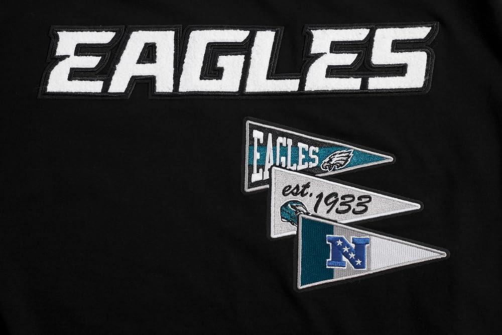 imagePro Standard Mens NFL Team Pennants Cotton Short Sleeve TeeBlack