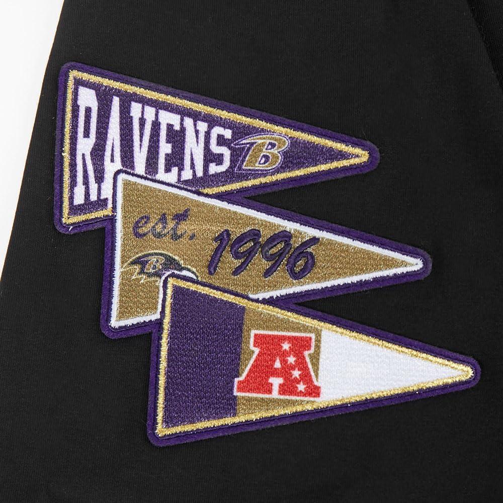 imagePro Standard Mens NFL Team Pennants Cotton Short Sleeve TeeBlack