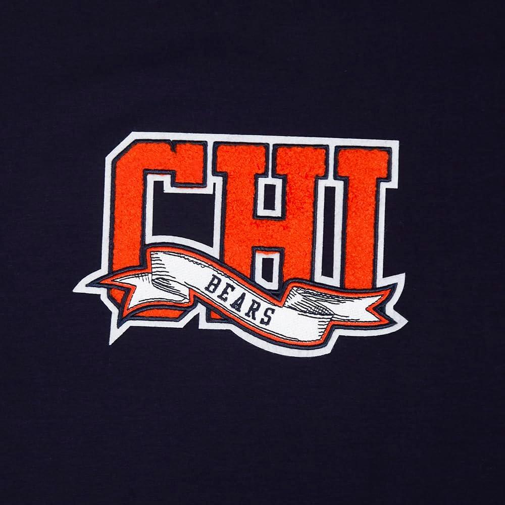 imagePro Standard Mens NFL Team Pennants Cotton Short Sleeve TeeMidnight Navy