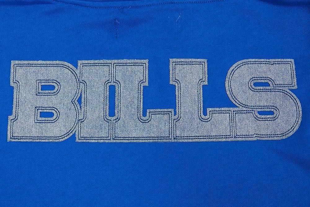 imagePro Standard Mens NFL Varsity Blues Brushed Back French Terry Pull Over HoodieBlue