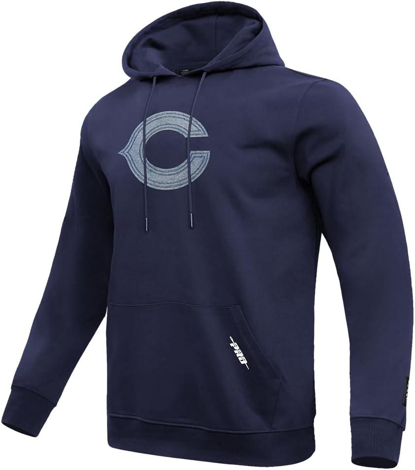 imagePro Standard Mens NFL Varsity Blues Brushed Back French Terry Pull Over HoodieBlue