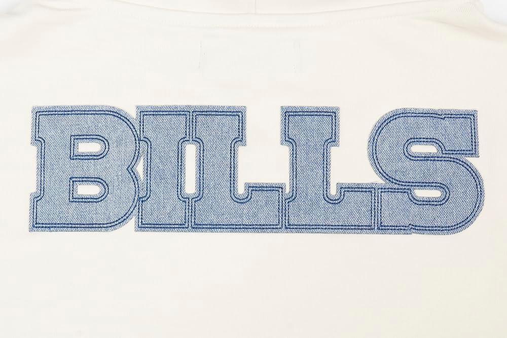 imagePro Standard Mens NFL Varsity Blues Brushed Back French Terry Pull Over HoodieLinen