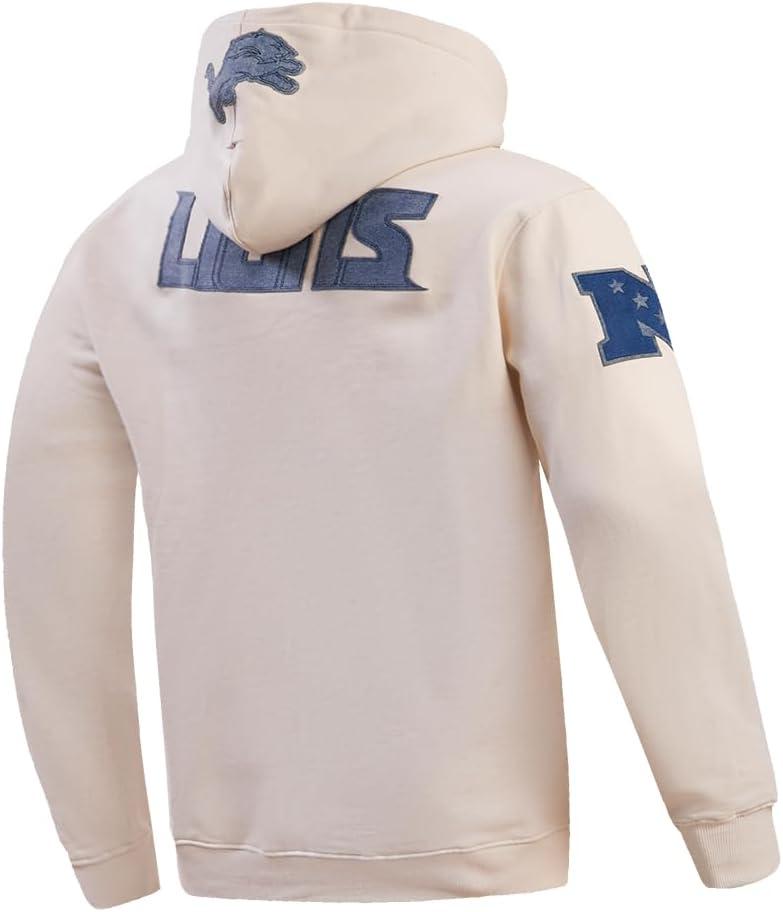 imagePro Standard Mens NFL Varsity Blues Brushed Back French Terry Pull Over HoodieLinen