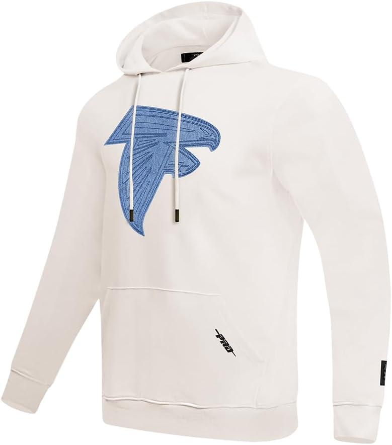 imagePro Standard Mens NFL Varsity Blues Brushed Back French Terry Pull Over HoodieLinen