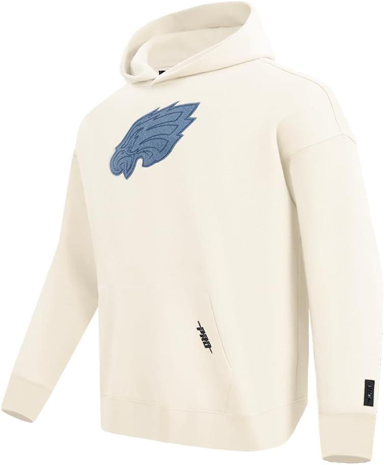 imagePro Standard Mens NFL Varsity Blues Brushed Back French Terry Pull Over HoodieLinen