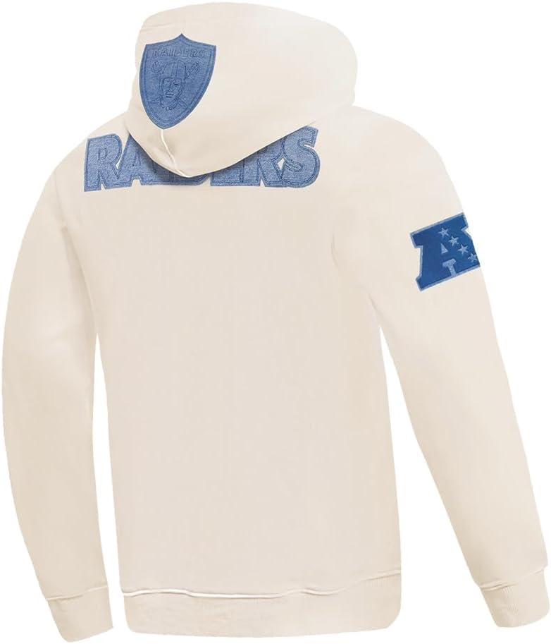 imagePro Standard Mens NFL Varsity Blues Brushed Back French Terry Pull Over HoodieLinen