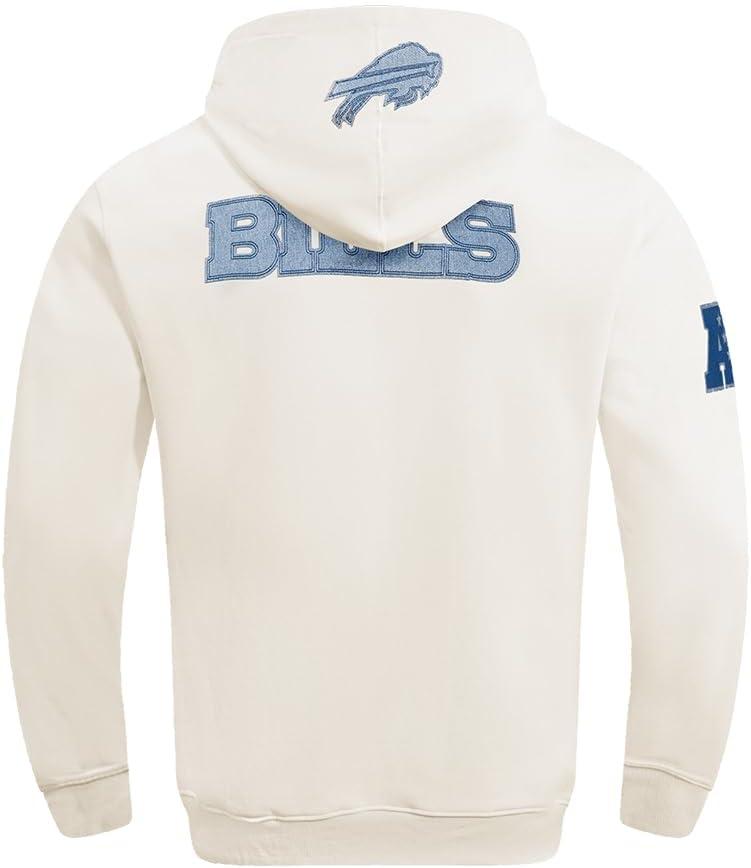 imagePro Standard Mens NFL Varsity Blues Brushed Back French Terry Pull Over HoodieLinen