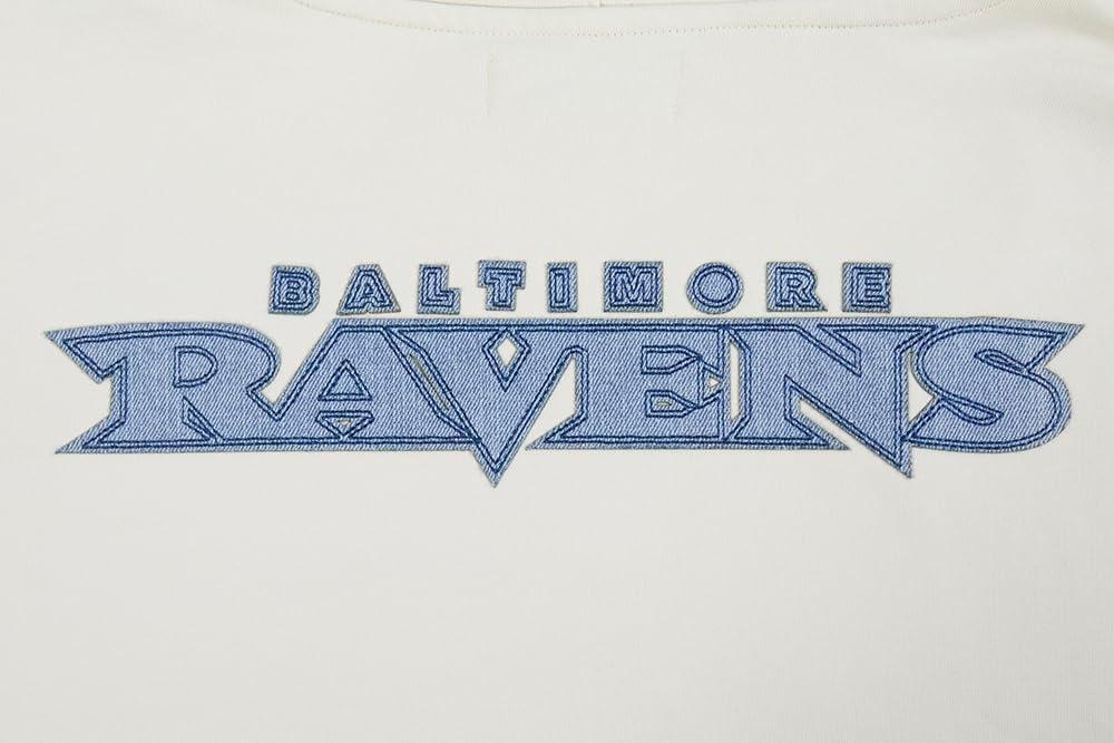 imagePro Standard Mens NFL Varsity Blues Brushed Back French Terry Pull Over HoodieLinen