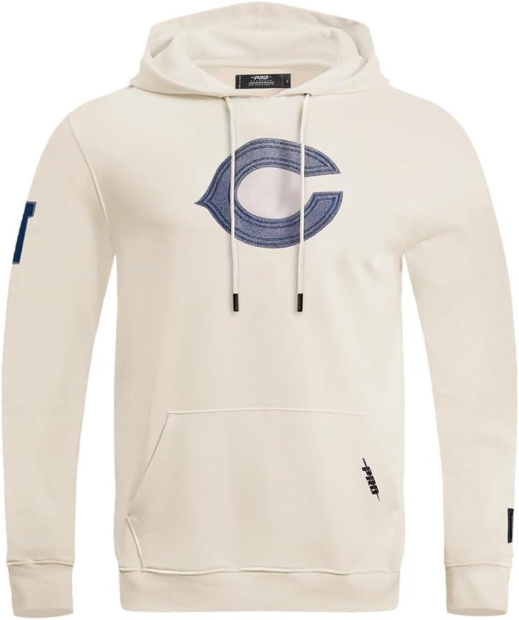 imagePro Standard Mens NFL Varsity Blues Brushed Back French Terry Pull Over HoodieLinen