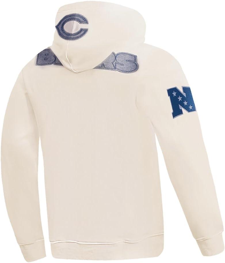 imagePro Standard Mens NFL Varsity Blues Brushed Back French Terry Pull Over HoodieLinen