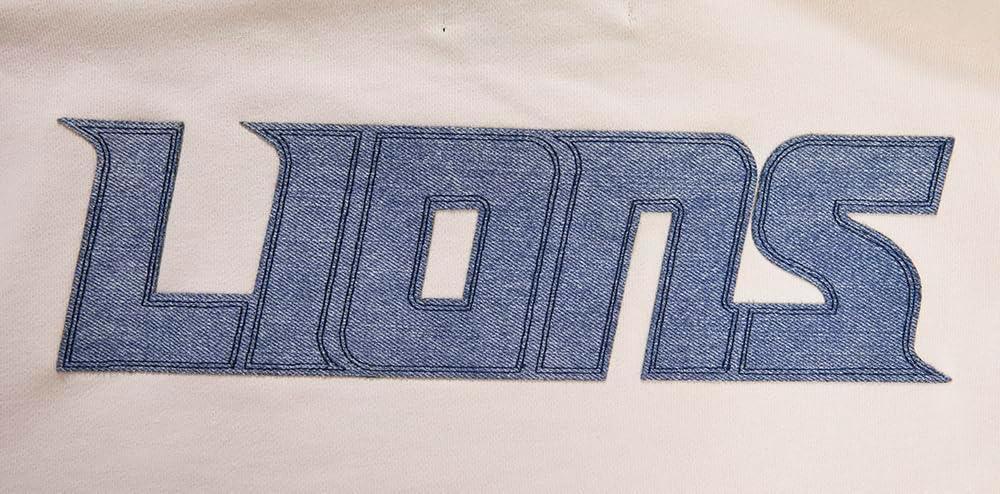 imagePro Standard Mens NFL Varsity Blues Brushed Back French Terry Pull Over HoodieLinen