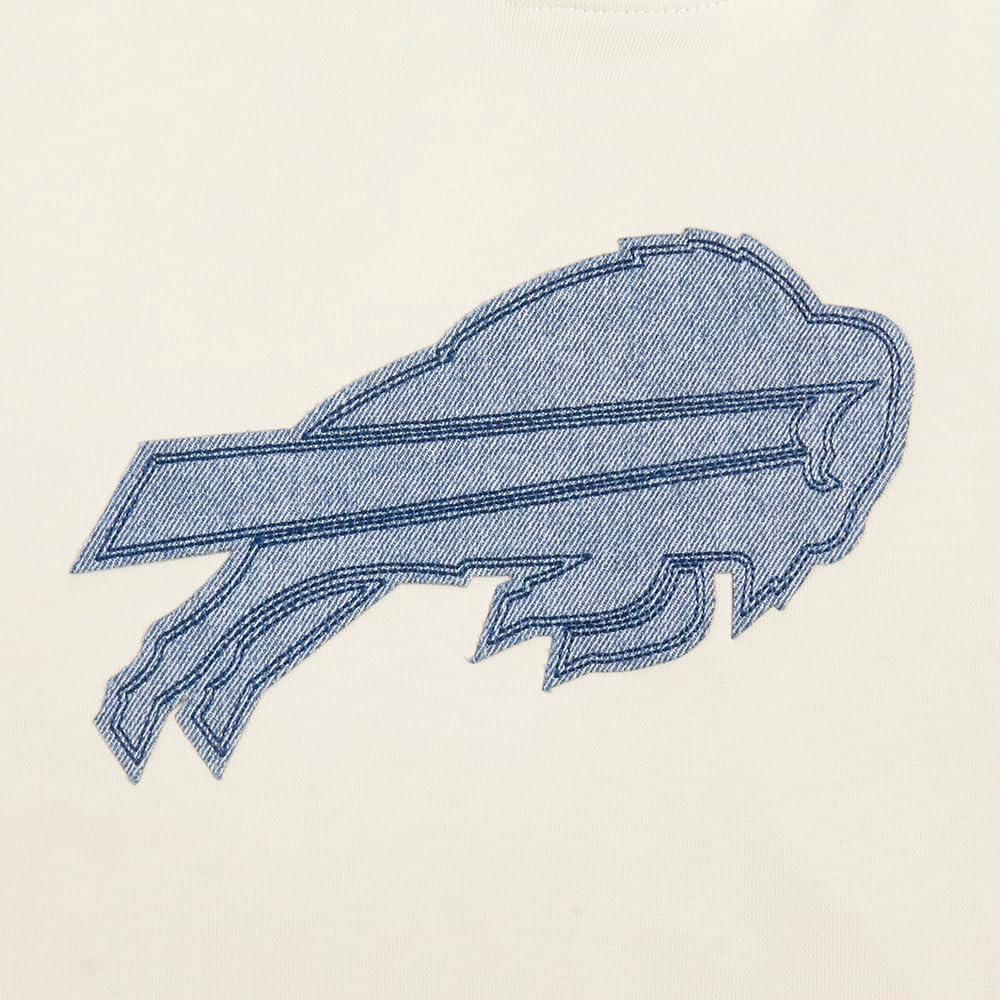 imagePro Standard Mens NFL Varsity Blues Brushed Back French Terry Pull Over HoodieLinen