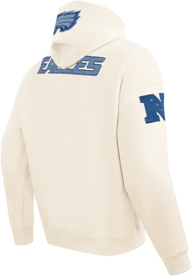 imagePro Standard Mens NFL Varsity Blues Brushed Back French Terry Pull Over HoodieLinen