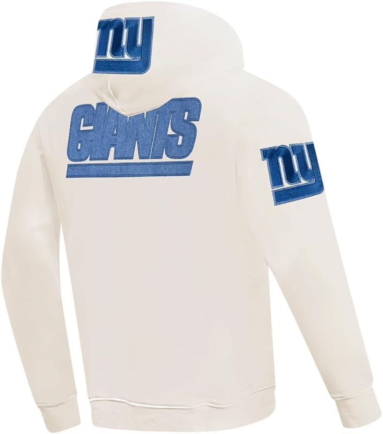 imagePro Standard Mens NFL Varsity Blues Brushed Back French Terry Pull Over HoodieLinen