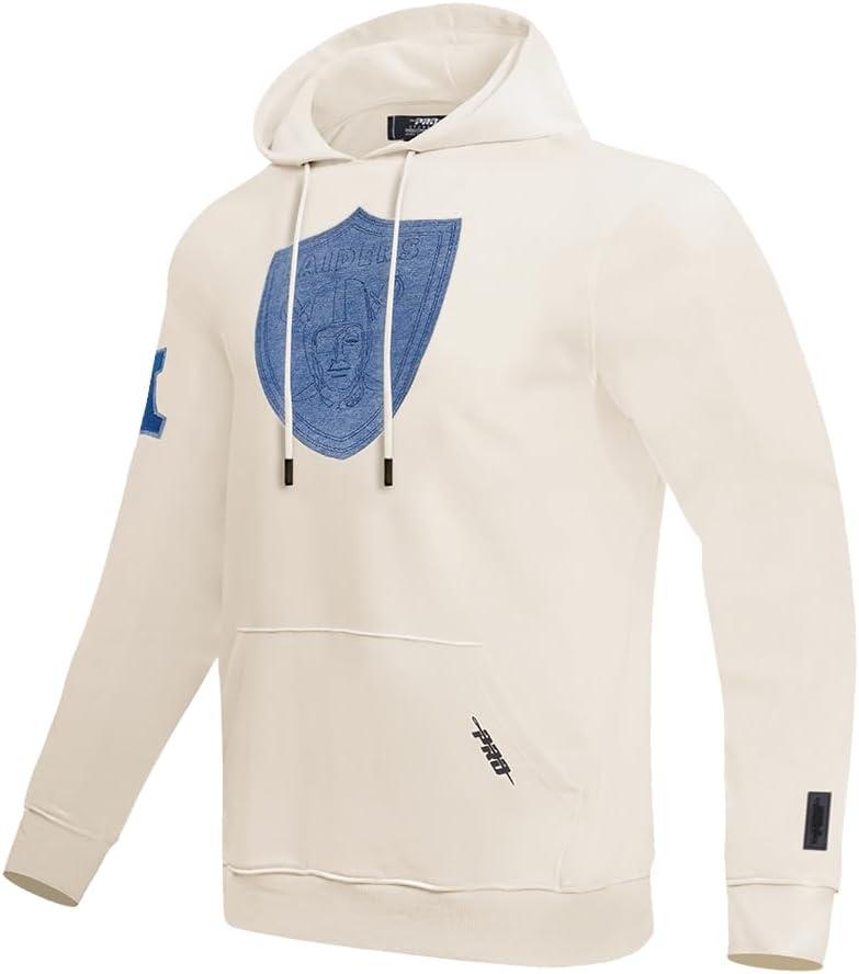 imagePro Standard Mens NFL Varsity Blues Brushed Back French Terry Pull Over HoodieLinen
