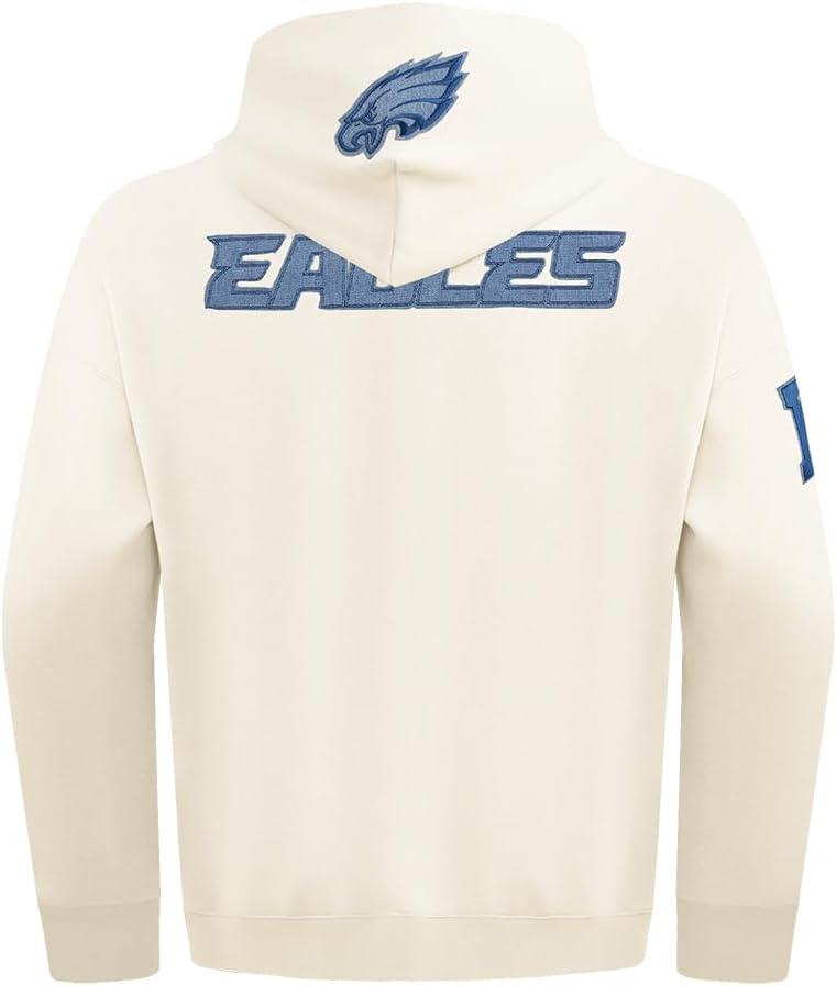 imagePro Standard Mens NFL Varsity Blues Brushed Back French Terry Pull Over HoodieLinen