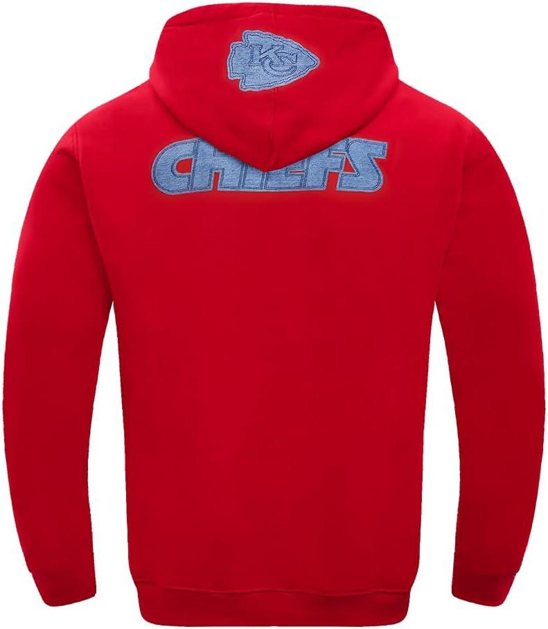 imagePro Standard Mens NFL Varsity Blues Brushed Back French Terry Pull Over HoodieRed