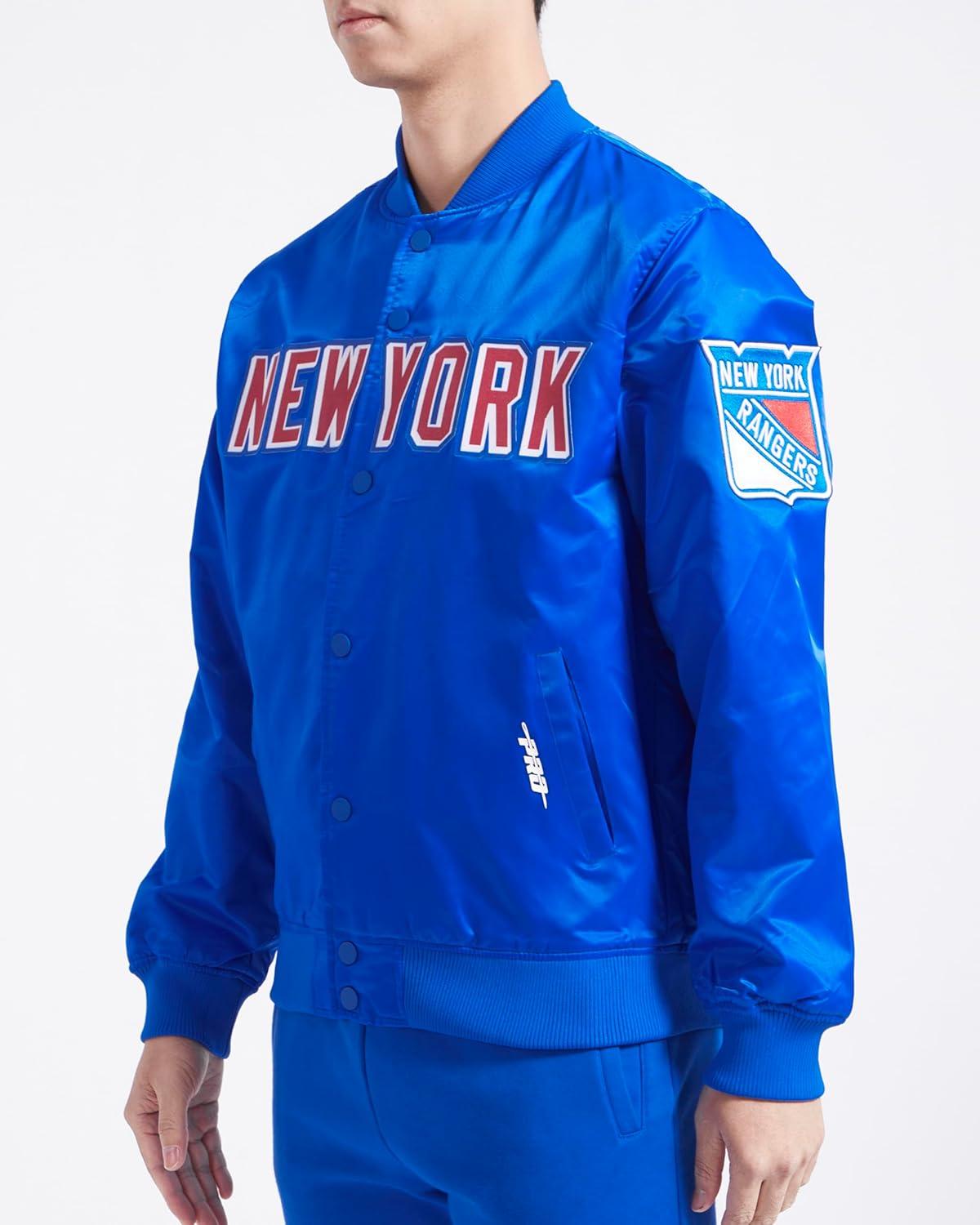 imagePro Standard Mens NHL Classic Satin JacketRoyal Blue