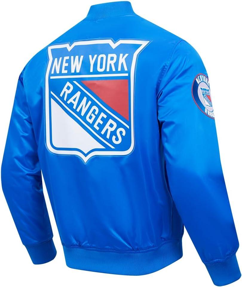 imagePro Standard Mens NHL Classic Satin JacketRoyal Blue