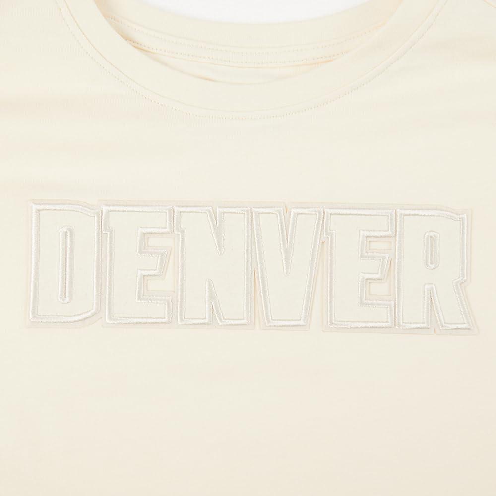 imagePro Standard NBA Girls Big Girls NBA Neutral Cotton Short Sleeve Boxy TeeEggshell