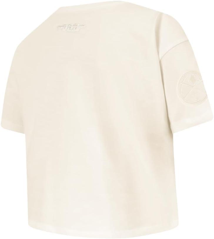 imagePro Standard NBA Girls Big Girls NBA Neutral Cotton Short Sleeve Boxy TeeEggshell