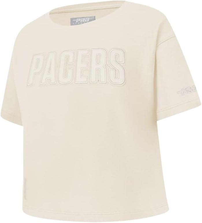 imagePro Standard NBA Girls Big Girls NBA Neutral Cotton Short Sleeve Boxy TeeEggshell