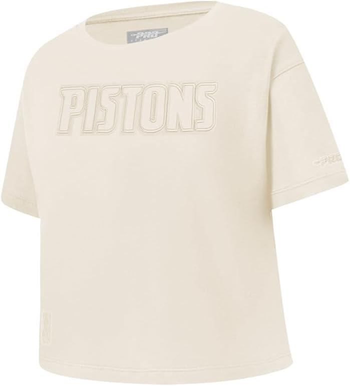 imagePro Standard NBA Girls Big Girls NBA Neutral Cotton Short Sleeve Boxy TeeEggshell