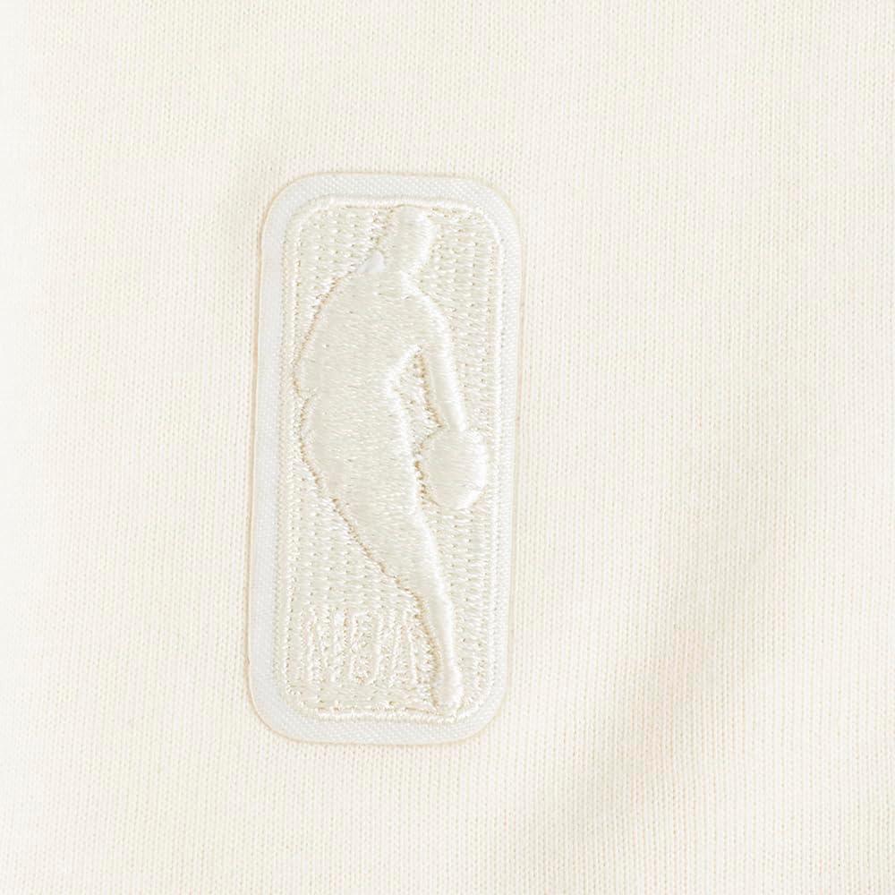imagePro Standard NBA Girls Big Girls NBA Neutral Cotton Short Sleeve Boxy TeeEggshell