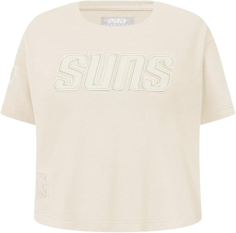 imagePro Standard NBA Girls Big Girls NBA Neutral Cotton Short Sleeve Boxy TeeEggshell