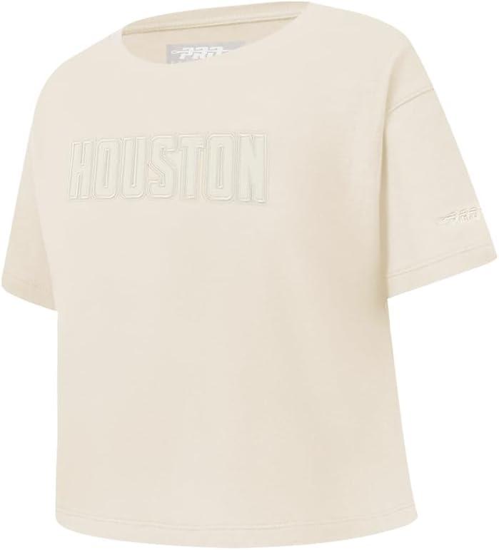 imagePro Standard NBA Girls Big Girls NBA Neutral Cotton Short Sleeve Boxy TeeEggshell