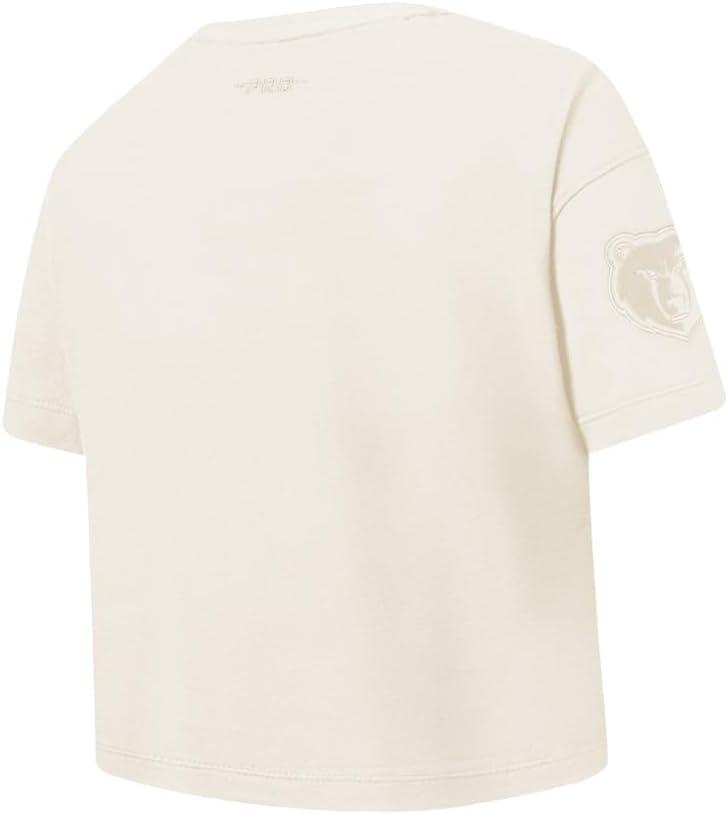 imagePro Standard NBA Girls Big Girls NBA Neutral Cotton Short Sleeve Boxy TeeEggshell